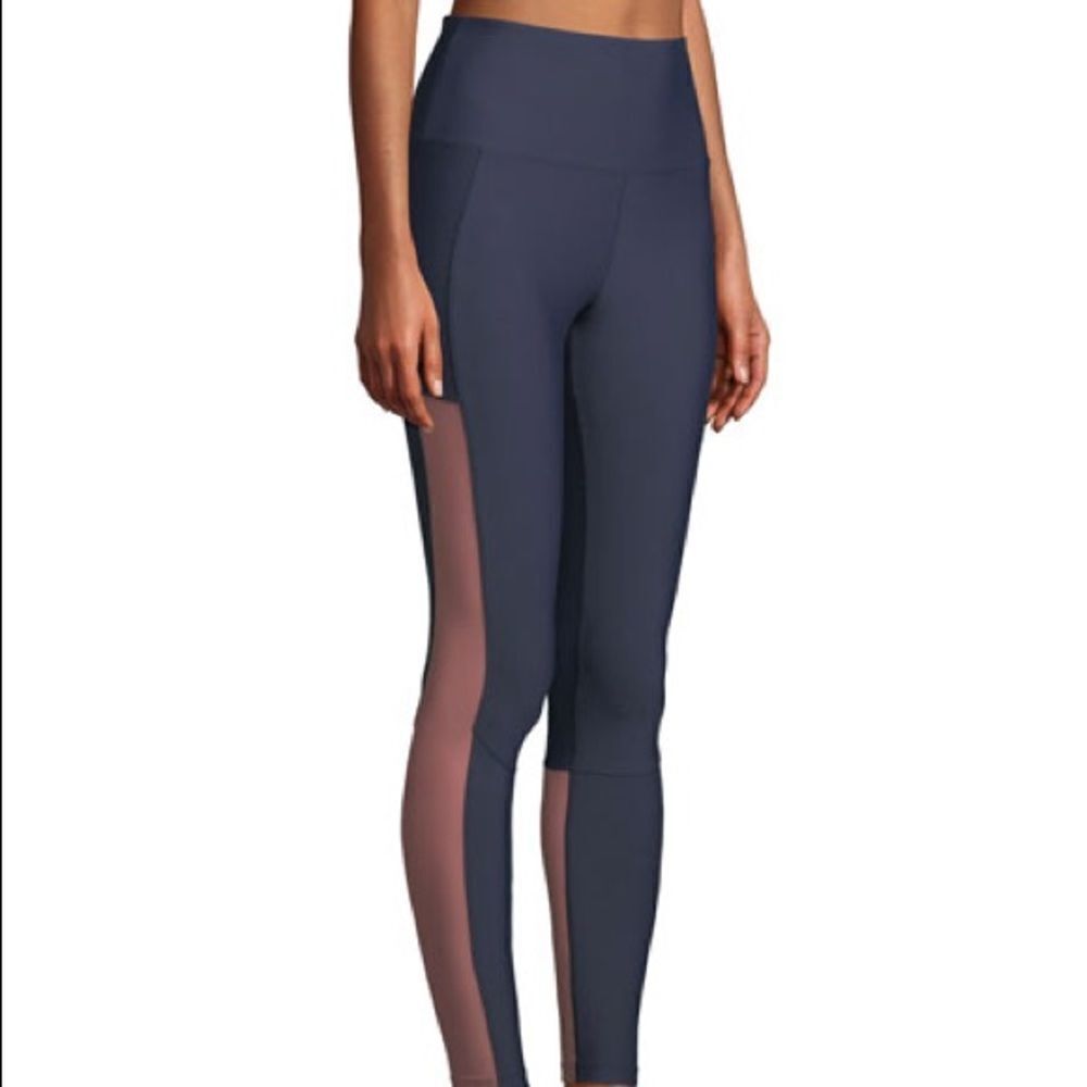 Nylora Nylora Dylan Navy & Pink Leggings- Size XS